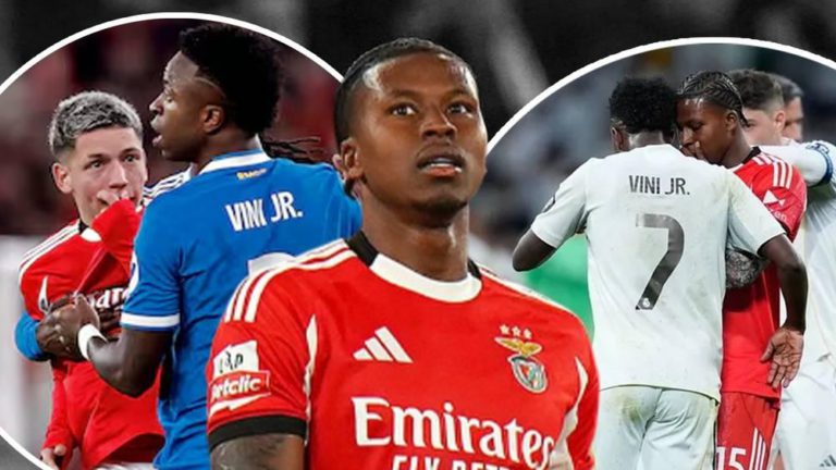 كابرال يعتذر لجماهير بنفيكا بعد تبادل قميصه مع فينيسيوس