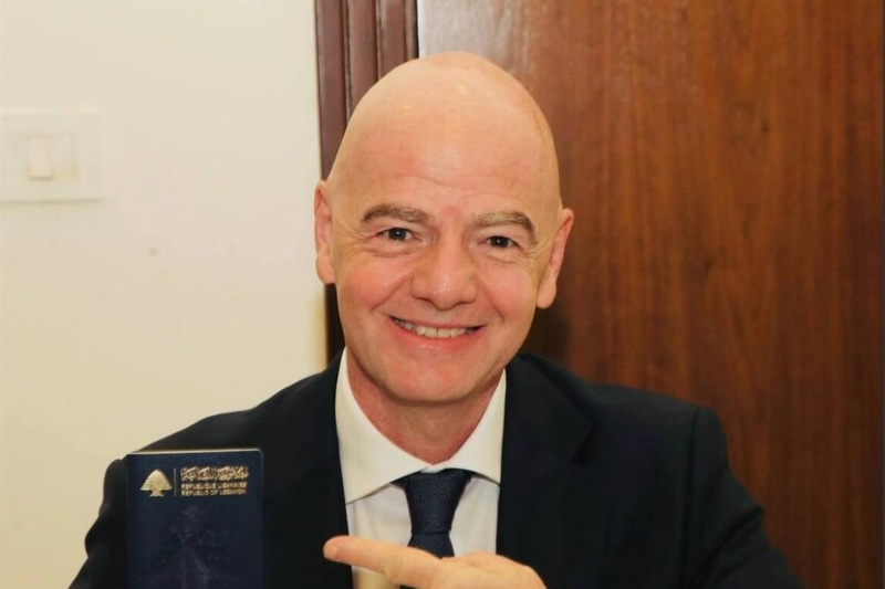 رئيس "فيفا" يحصل رسميًا على الجنسية اللبنانية