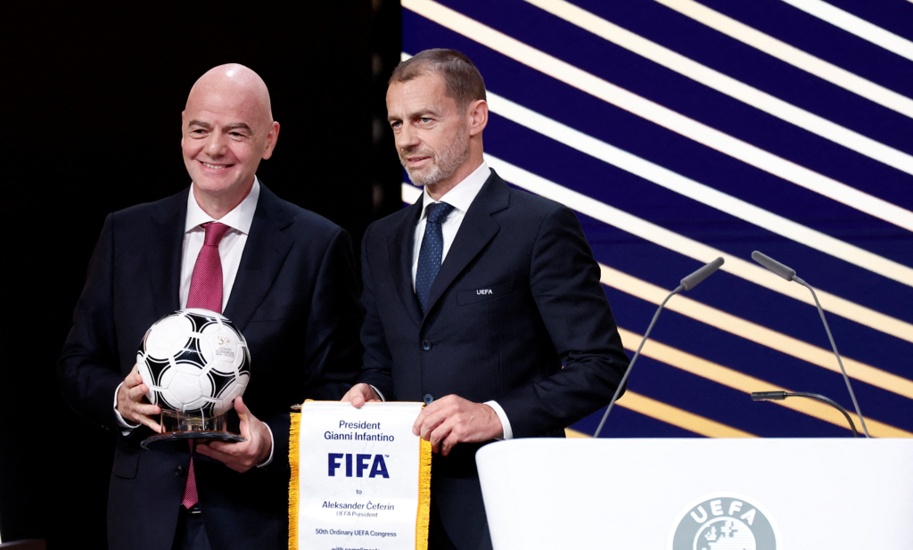 شكوى رسمية للمحكمة الجنائية ضد رئيسي "فيفا" و"يويفا" بسبب إسرائيل