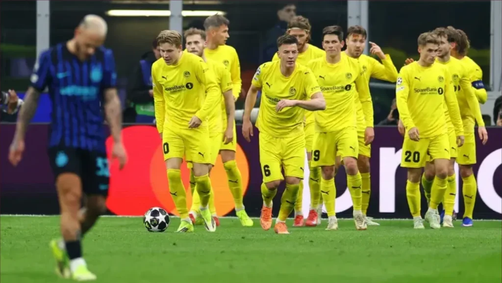 بودو غليمت يطيح بإنتر ميلان ويصنع مفاجأة مدوية بدوري الأبطال