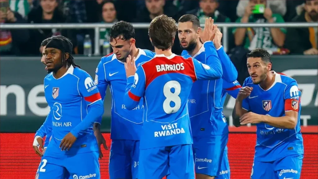 أتلتيكو مدريد يسحق ريال بيتيس بخماسية ويتأهل لنصف نهائي الكأس