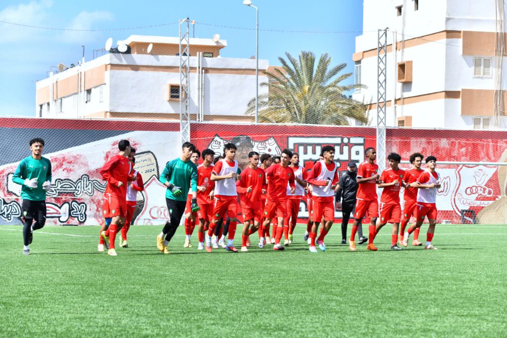 أشبال الأطلس يختتمون استعداداتهم لمواجهة مصر في بطولة شمال إفريقيا