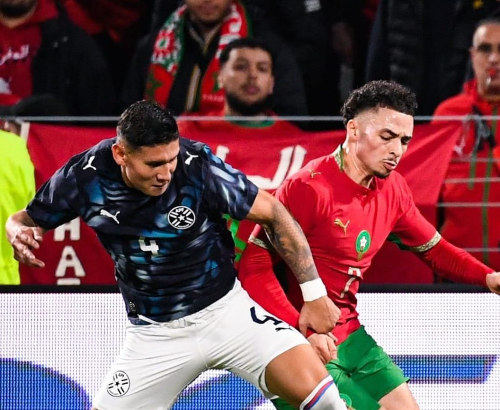 المغرب يفوز على باراغواي ودياً بهدفين لهدف في فرنسا