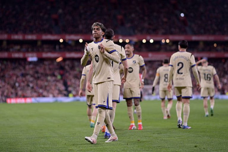 يامال يقود برشلونة لفوز ثمين على أتلتيك بلباو في الليغا