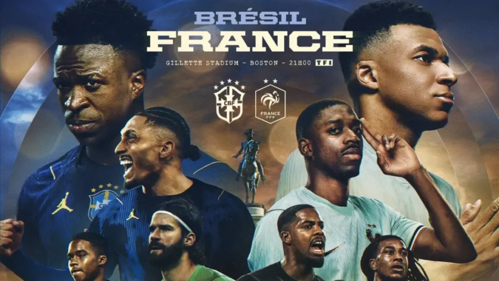 أبو ظبي الرياضية تنقل ودية البرازيل وفرنسا مجانًا