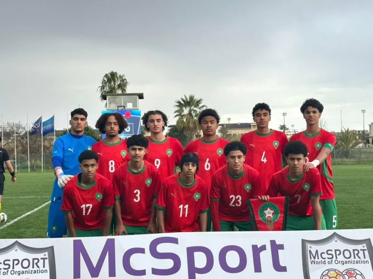 منتخب المغرب تحت 16 عامًا يتلقى هزيمة ثقيلة أمام تركيا