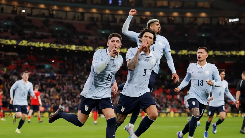 فالفيردي يمنح أوروغواي التعادل أمام إنجلترا في ويمبلي