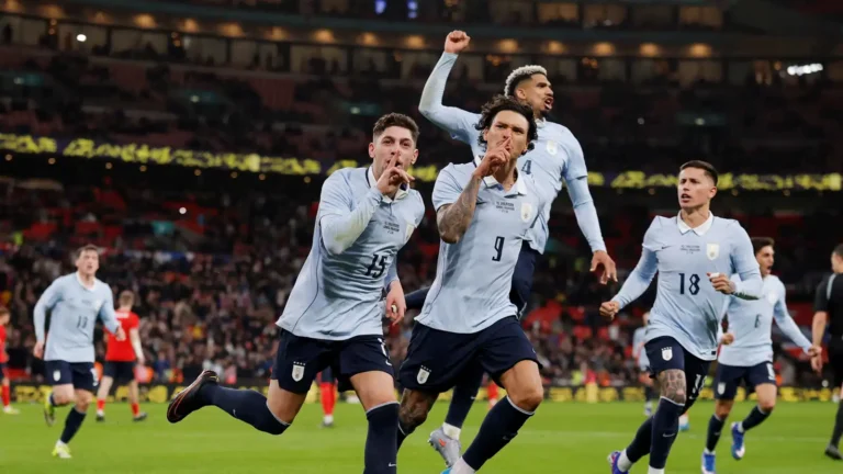 فالفيردي يمنح أوروغواي التعادل أمام إنجلترا في ويمبلي