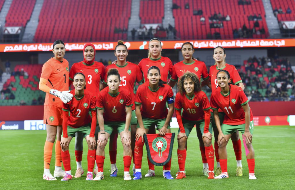 المغرب النسوي يسحق الرأس الأخضر بثلاثية ودية نظيفة