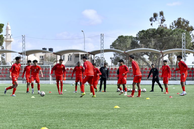 أشبال الأطلس يختتمون استعداداتهم لمواجهة الجزائر ببطولة "UNAF"