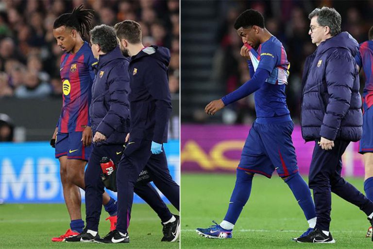 إصابة كوندي وبالدي تضرب برشلونة قبل مواجهة دوري الأبطال