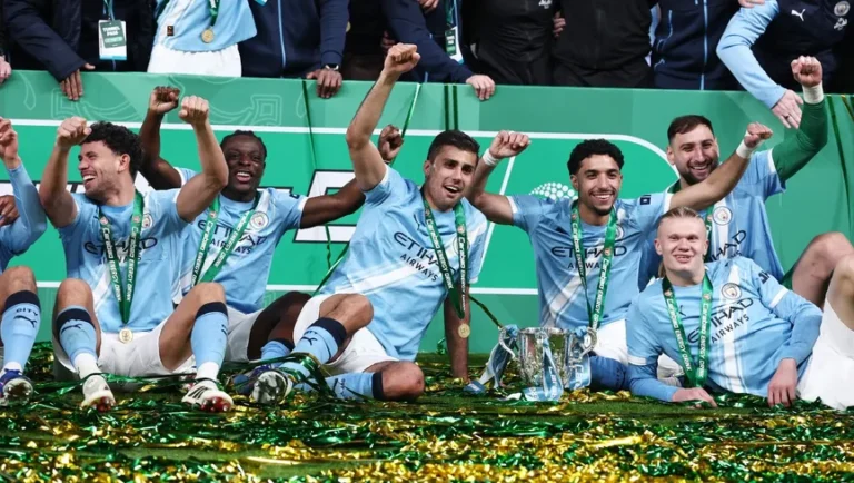 عمر مرموش يحصد لقبه الأول مع مانشستر سيتي في كأس الرابطة