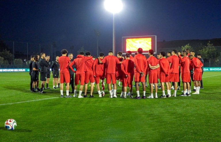 وهبي يقود أول تدريب للمنتخب المغربي استعدادًا للاستحقاقات القادمة