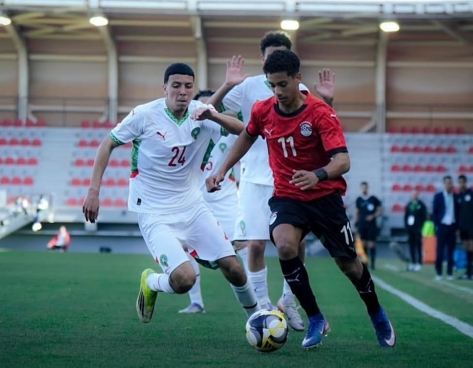 المغرب يفوز على مصر ويتصدر بطولة شمال إفريقيا للناشئين