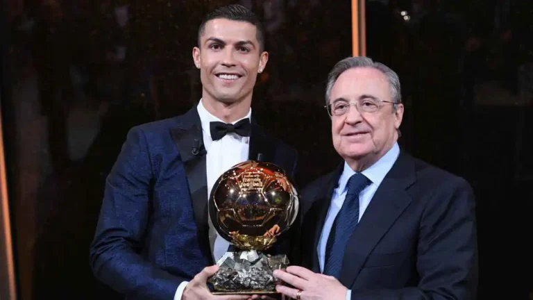 رونالدو يطلب من بيريز تدريب نجله في ريال مدريد