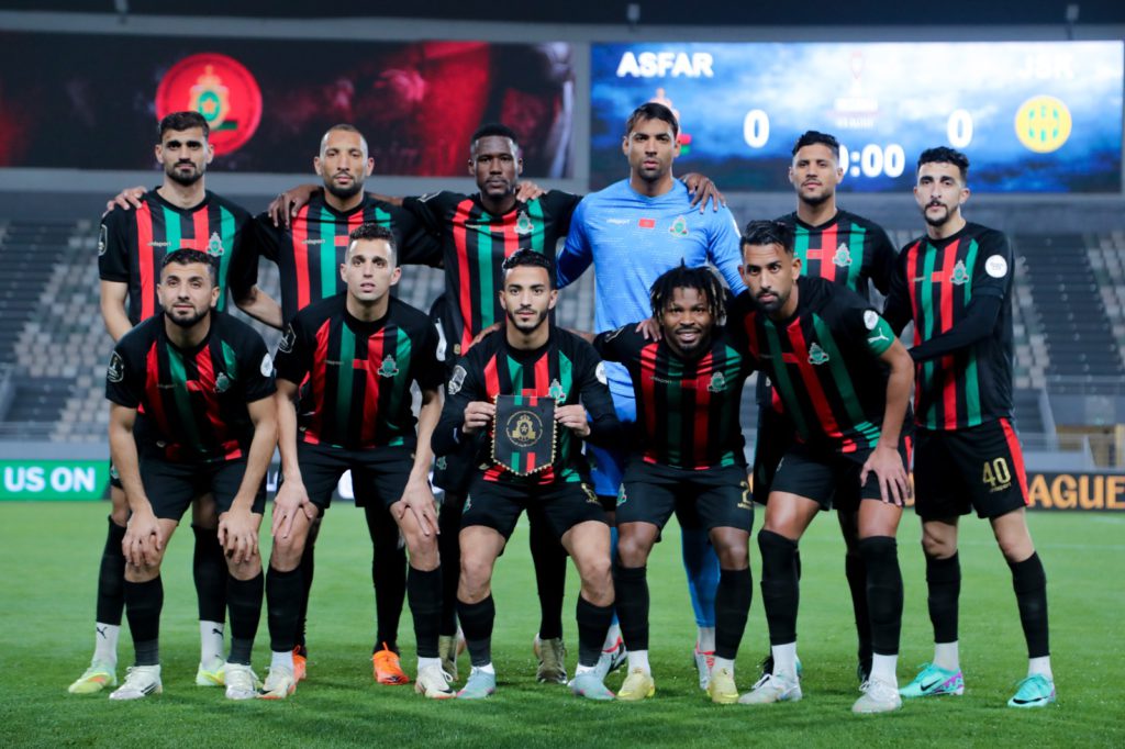 الجيش الملكي يعلن تشكيلته الرسمية لمواجهة بيراميدز المصري