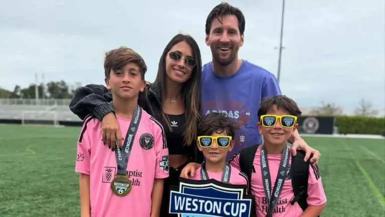 تصريحات جريئة لعارضة أزياء تشكك بصورة ميسي العائلية