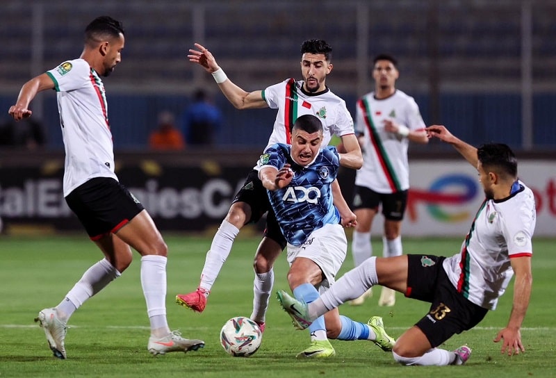 الجيش الملكي يواجه بيراميدز في ربع نهائي الأبطال الليلة