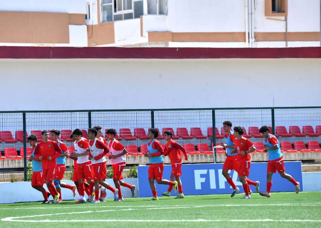 منتخب المغرب تحت 17 عامًا يختتم استعداداته لمواجهة ليبيا