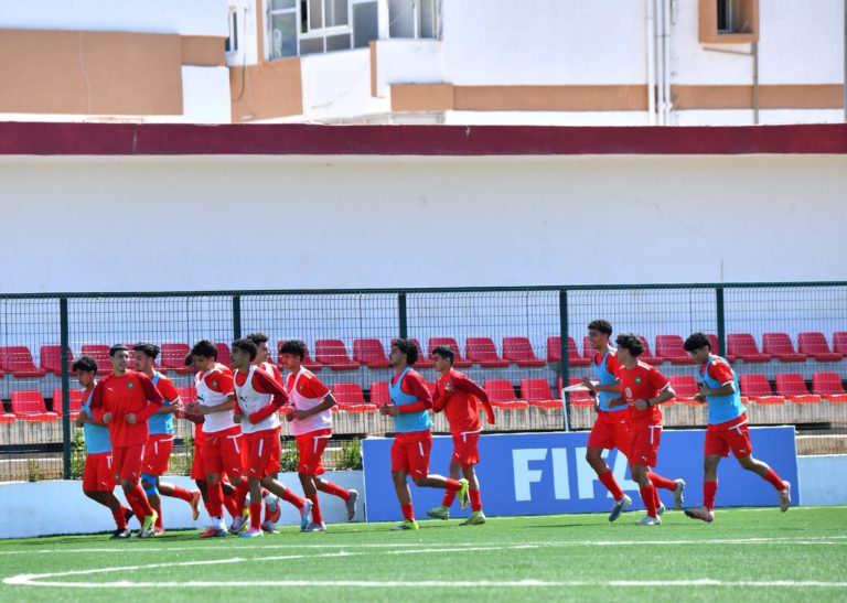 منتخب المغرب تحت 17 عامًا يختتم استعداداته لمواجهة ليبيا
