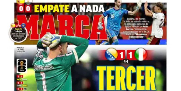 إخفاق إيطاليا يهيمن على عناوين الصحف العالمية: صدمة كروية