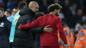 غوارديولا يصف محمد صلاح بـ"الأسطورة" قبل قمة الكأس